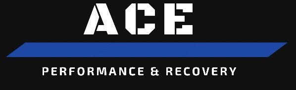 Logo for ACE Performance and Recovery. Assisted stretching and Mobile stretch therapy services