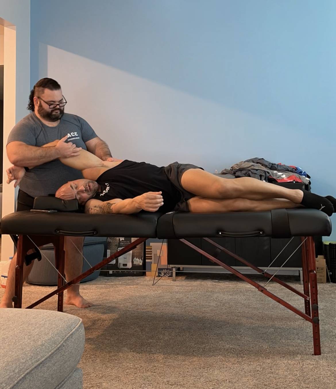 Fascial stretch therapy, table assisted stretch therapy, stretch therapy, myofascial release, pain relief, improve mobility, improve flexibility, sports recovery,